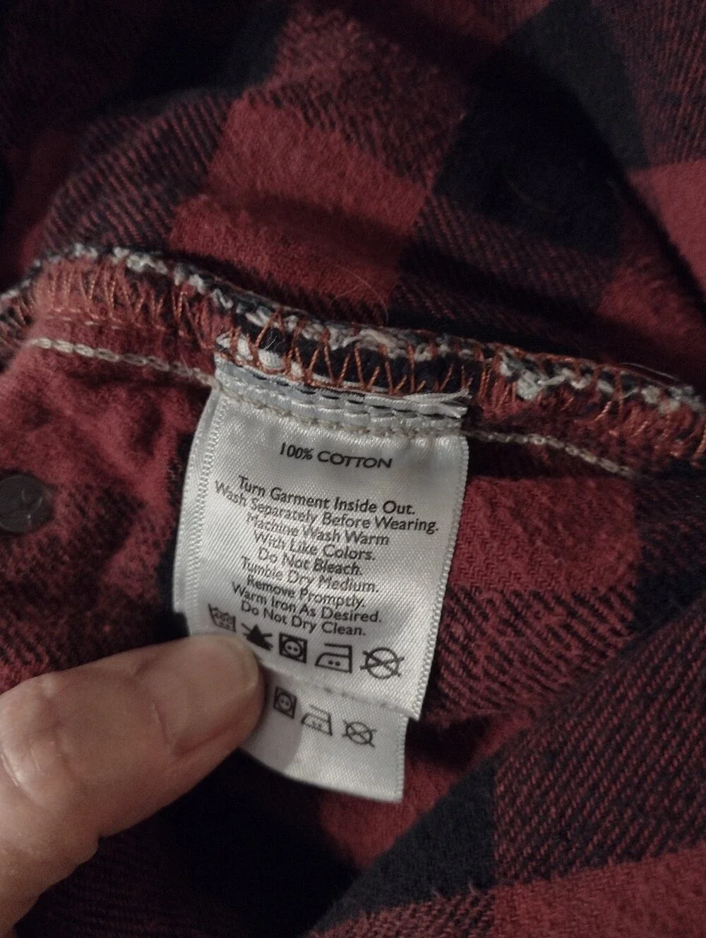 Eddie Bauer Jeans Men's 32X34 Buffalo Plaid Flannel Lined Relaxed Specially Dyed
